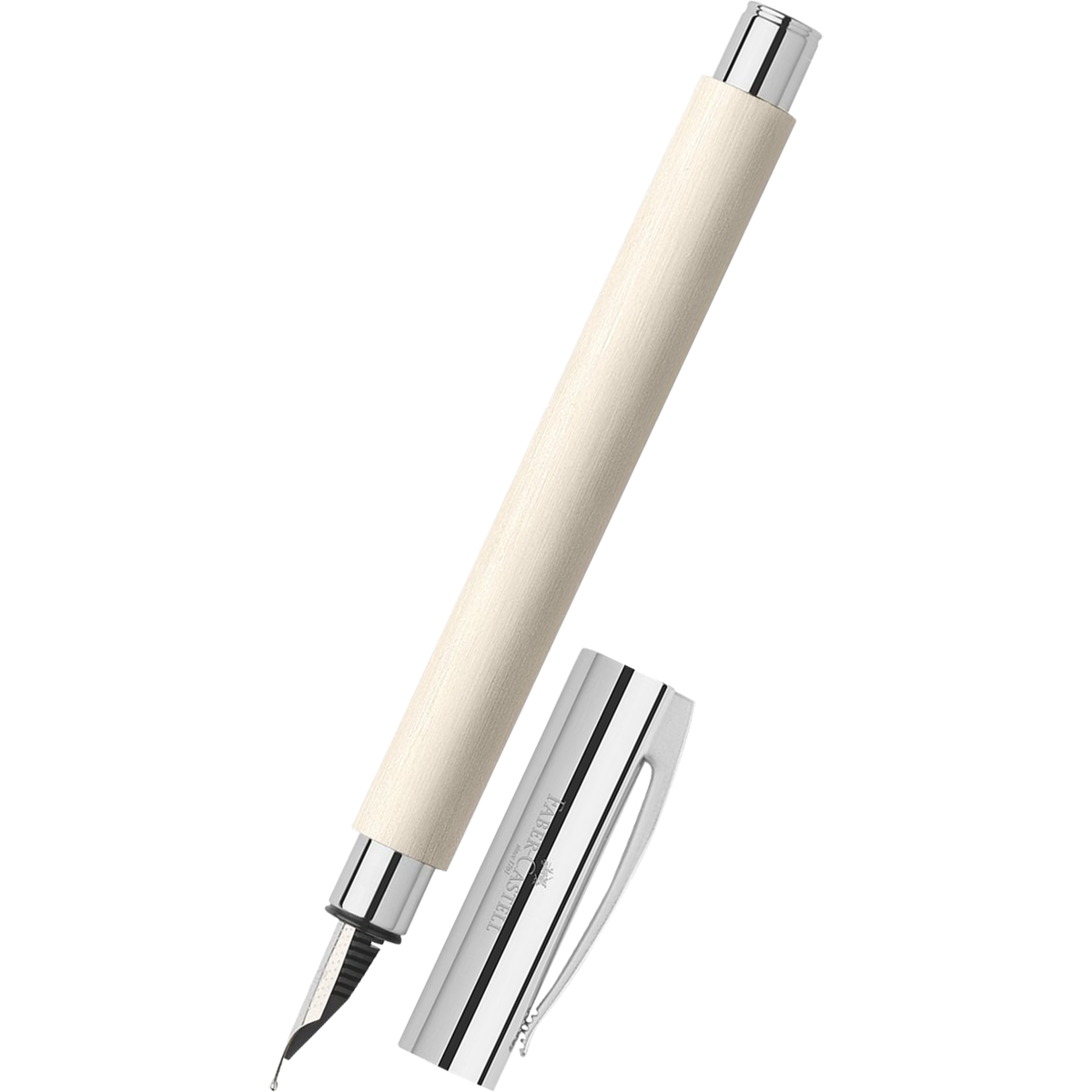 Faber-Castell Ambition Fountain Pen - Cinematic White (Limited Edition)-Pen Boutique Ltd