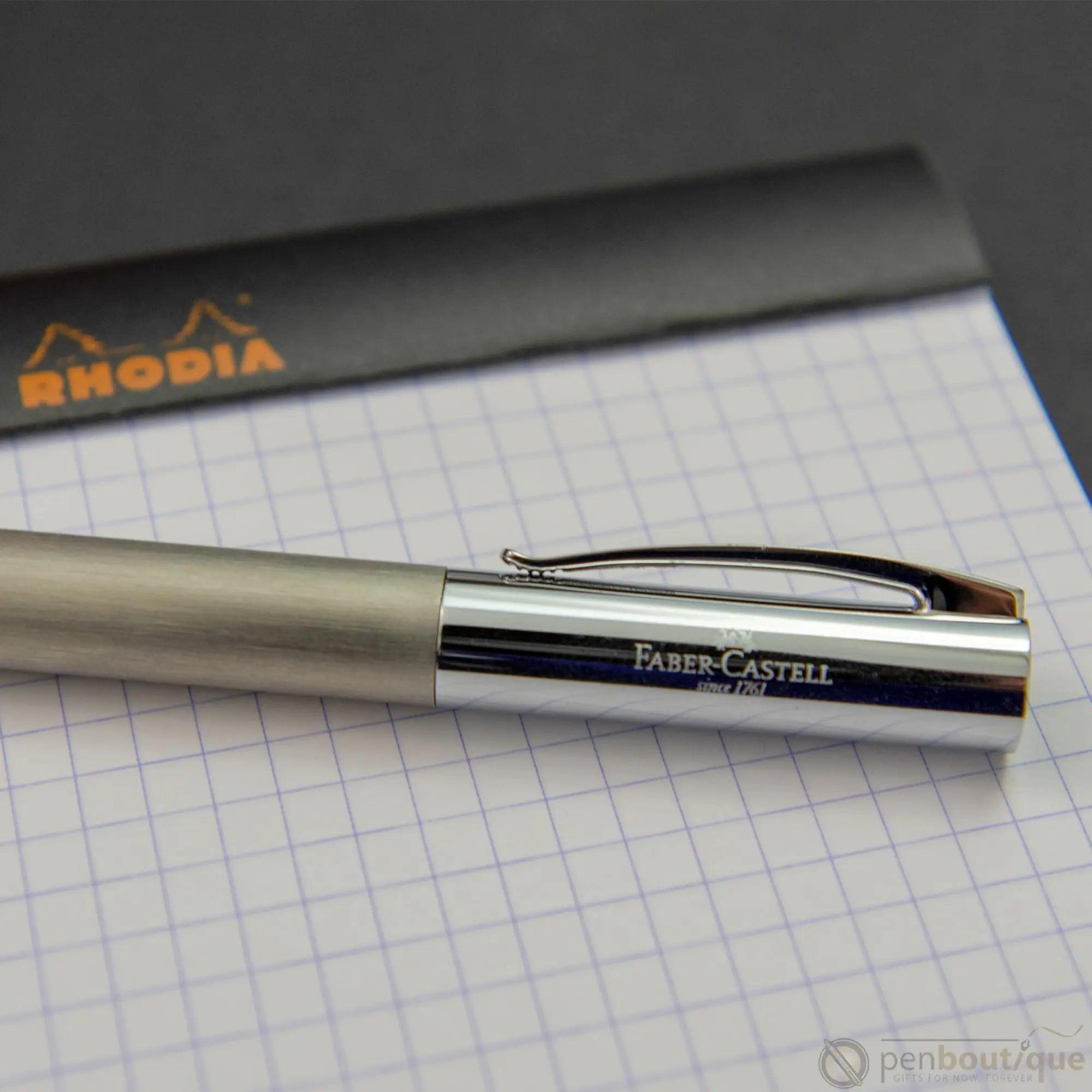 Faber-Castell Ambition Stainless Steel Fountain Pen-Pen Boutique Ltd