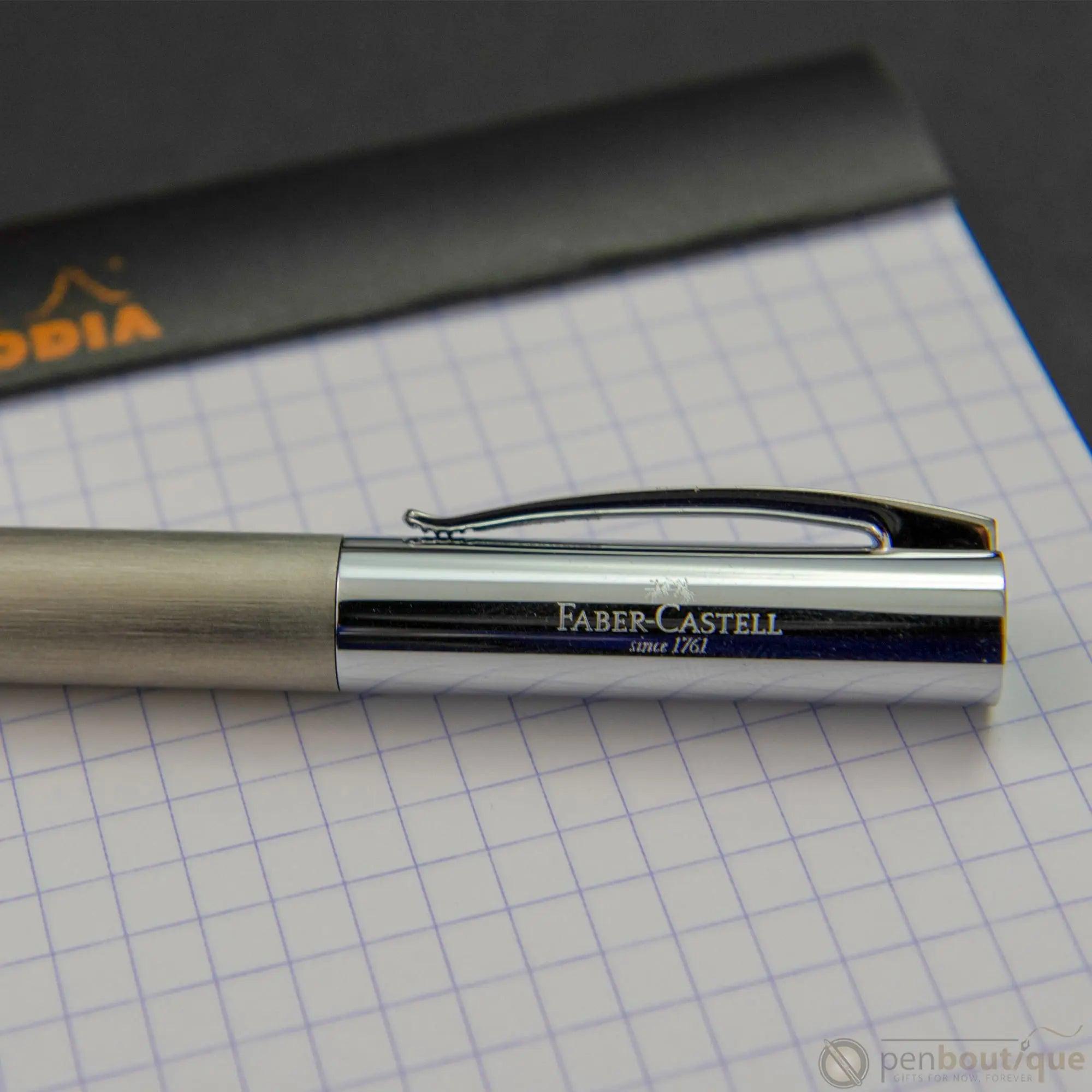 Faber-Castell Ambition Stainless Steel Fountain Pen-Pen Boutique Ltd