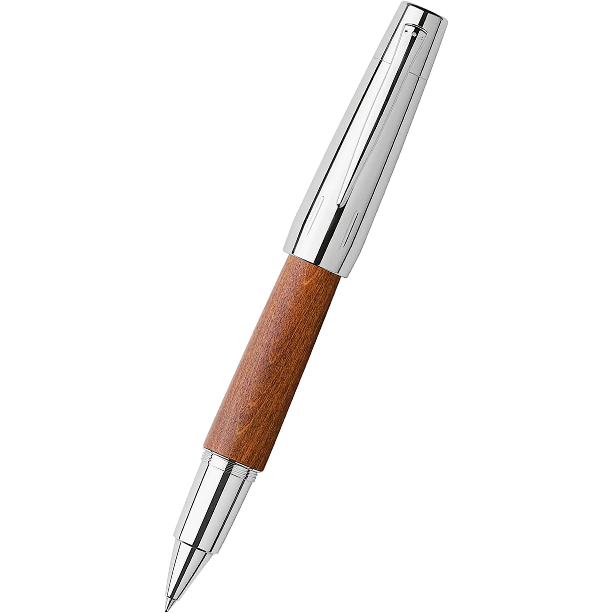 Faber-Castell Design E-Motion Pear Wood Brown Rollerball Pen-Pen Boutique Ltd