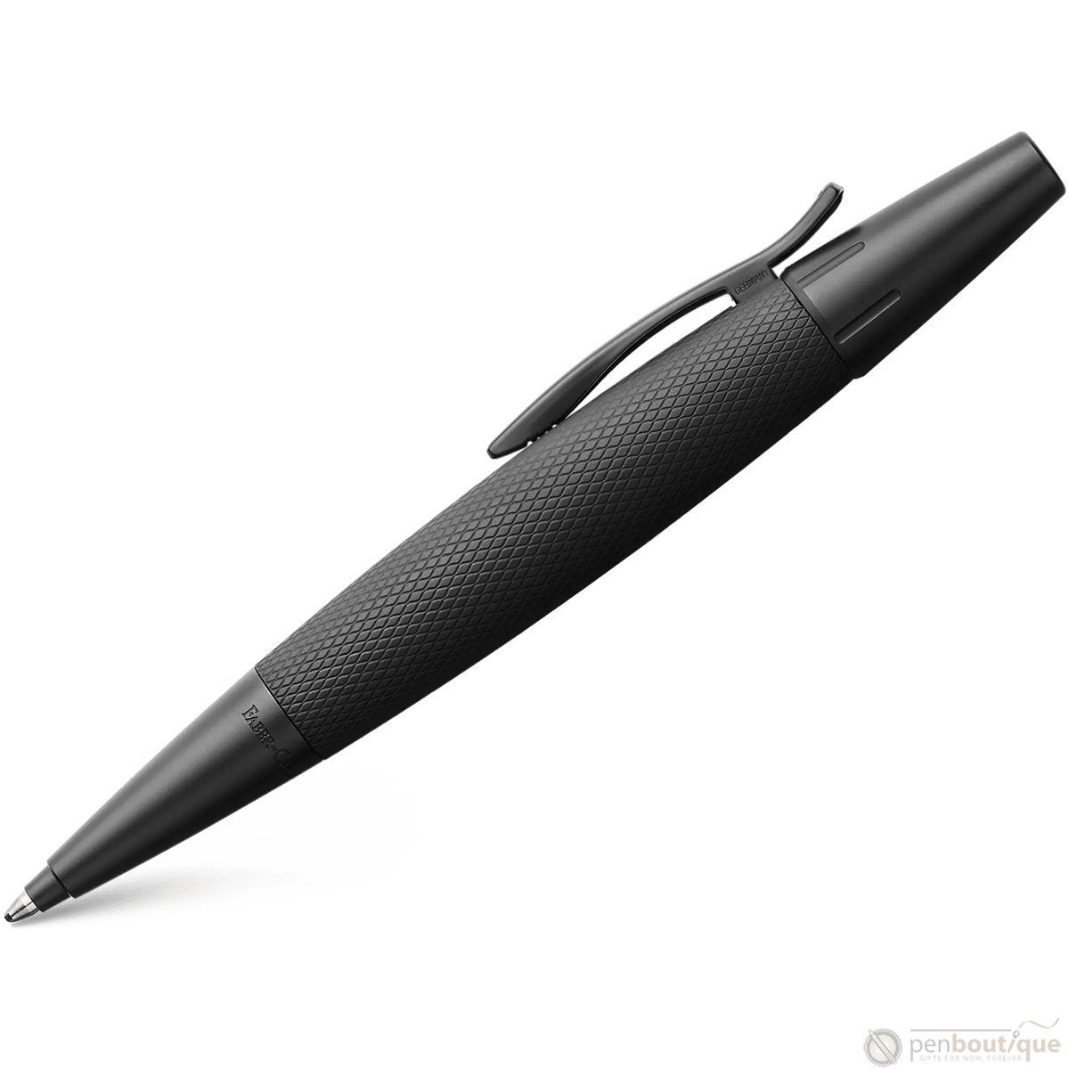 Faber-Castell E-Motion Pure Black Ballpoint Pen - Pen Boutique Ltd