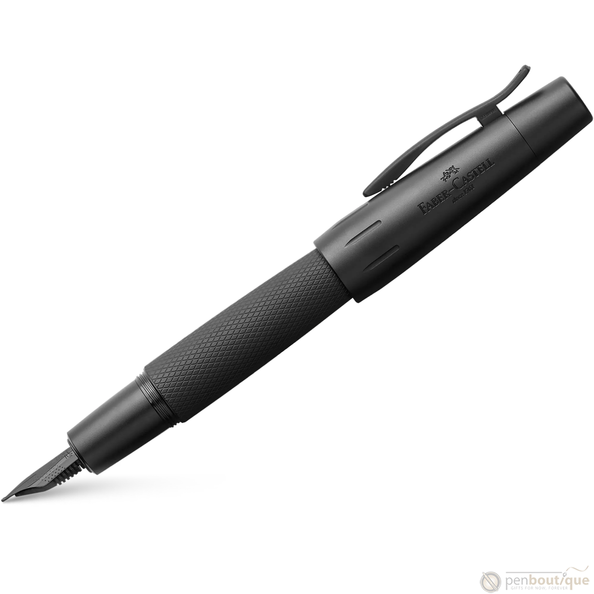 Faber-Castell E-Motion Pure Black Fountain Pen-Pen Boutique Ltd