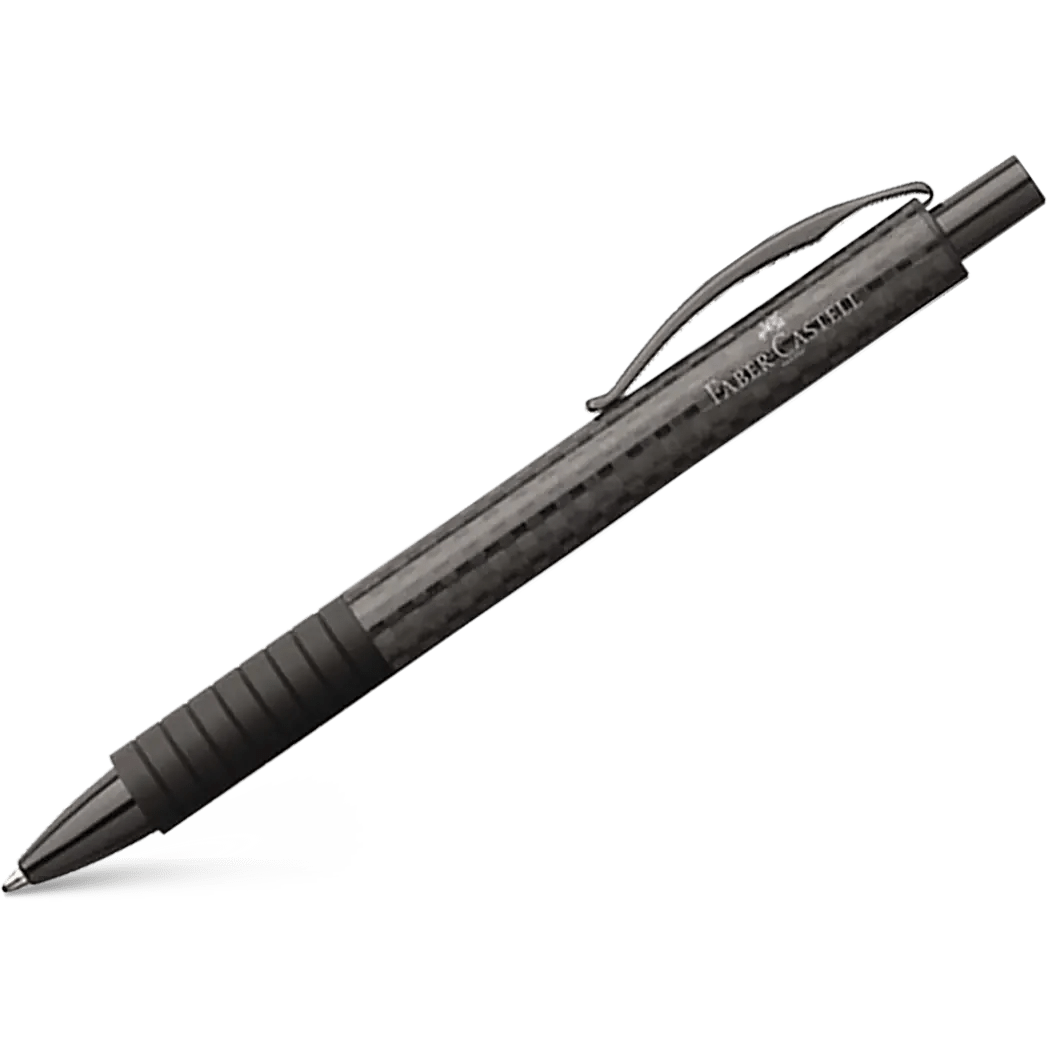 Faber-Castell Essentio Black Carbon Ballpoint Pen - Pen Boutique Ltd
