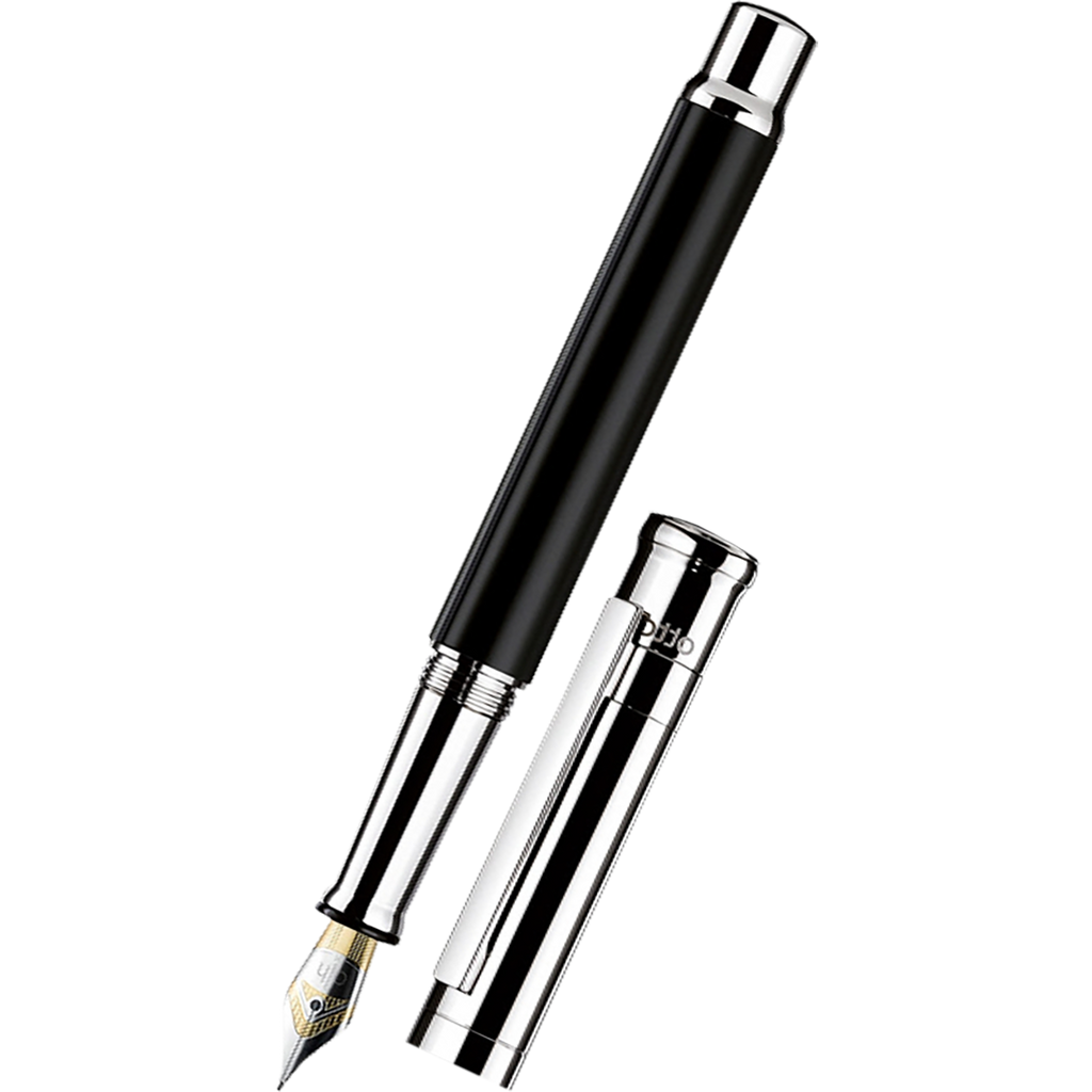 Faber-Castell x Otto Hutt Design 04 Fountain Pen - Black Shiny-Pen Boutique Ltd