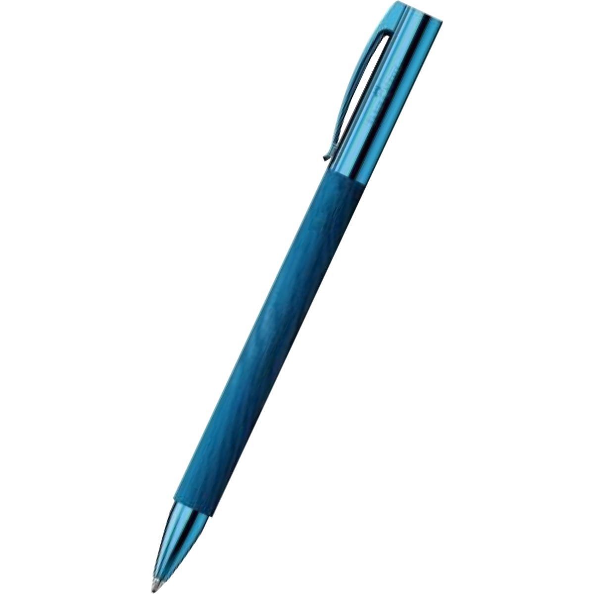 Faber-Castell Ambition Ballpoint Pen - Blue Wood-Pen Boutique Ltd