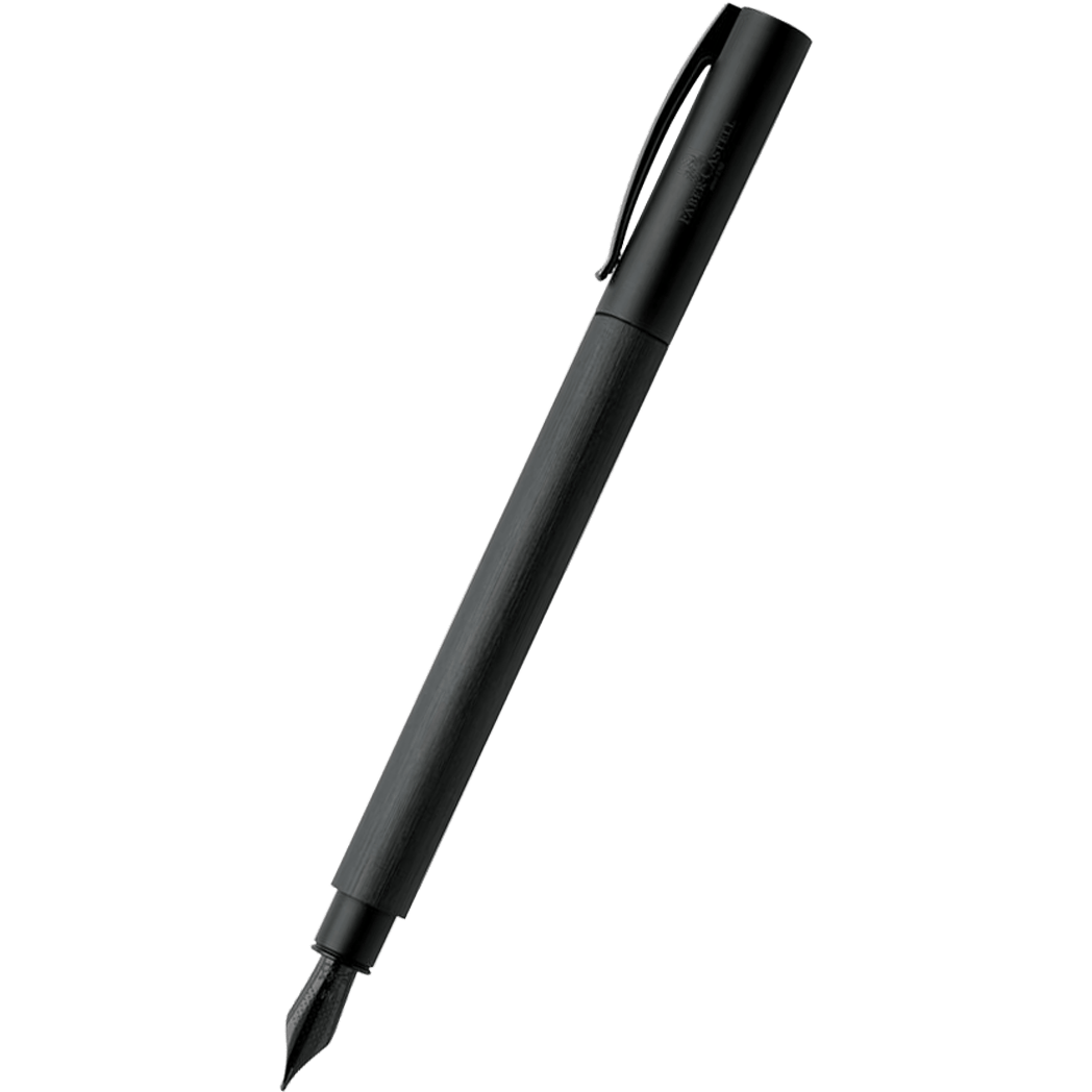 Faber-Castell Ambition Fountain Pen - All Black-Pen Boutique Ltd