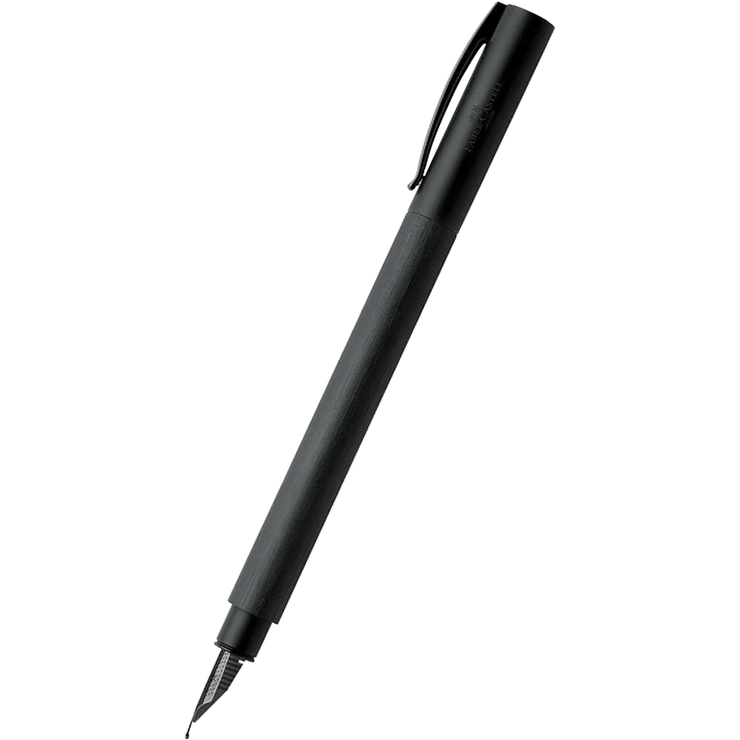 Faber-Castell Ambition Fountain Pen - All Black-Pen Boutique Ltd