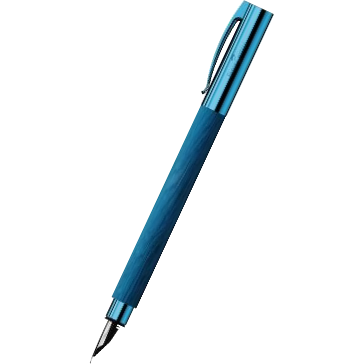 Faber-Castell Ambition Fountain Pen - Blue Wood-Pen Boutique Ltd