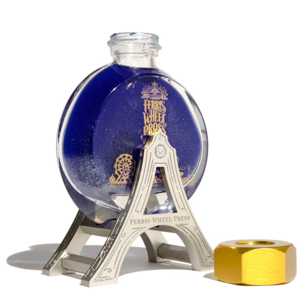 Ferris Wheel Press 2023 Limited Edition 38ml Ink Carriage – Blue Legacy - Pen Boutique Ltd