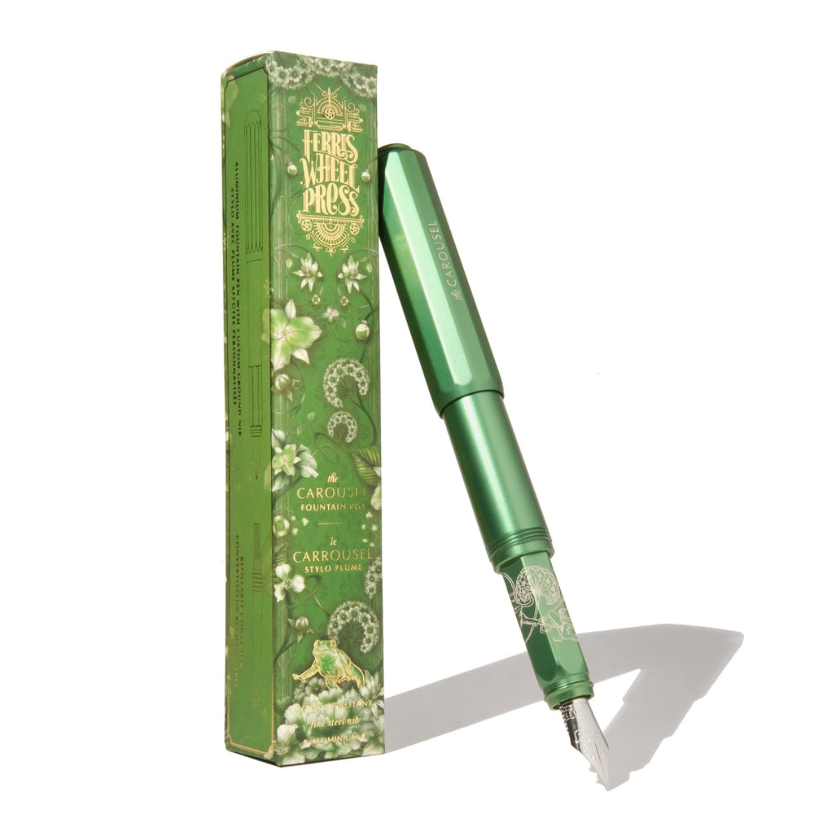 Ferris Wheel Press Aluminum Carousel Fountain Pen - Book of Botany-Pen Boutique Ltd