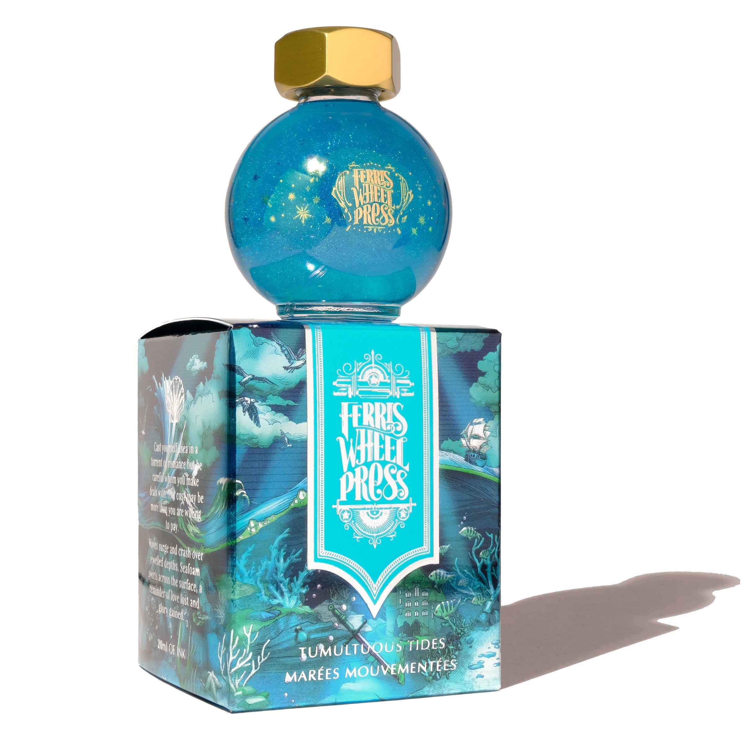 Ferris Wheel Press FerriTales Ink Bottle - Once Upon a Time Tumultous Tides - 20ml-Pen Boutique Ltd