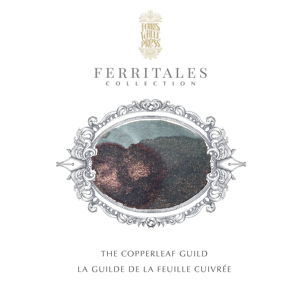 Ferris Wheel Press FerriTales The Book of Knights Ink Bottle - Copperleaf Guild - 85ml - Pen Boutique Ltd