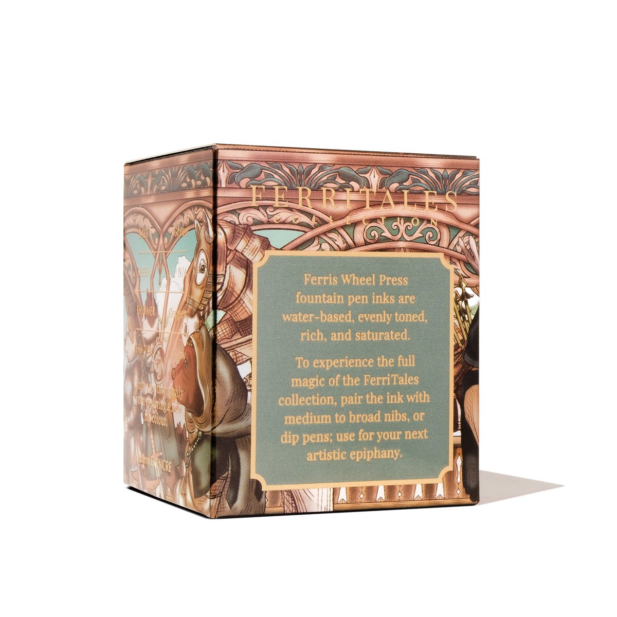 Ferris Wheel Press FerriTales The Book of Knights Ink Bottle - Copperleaf Guild - 85ml - Pen Boutique Ltd