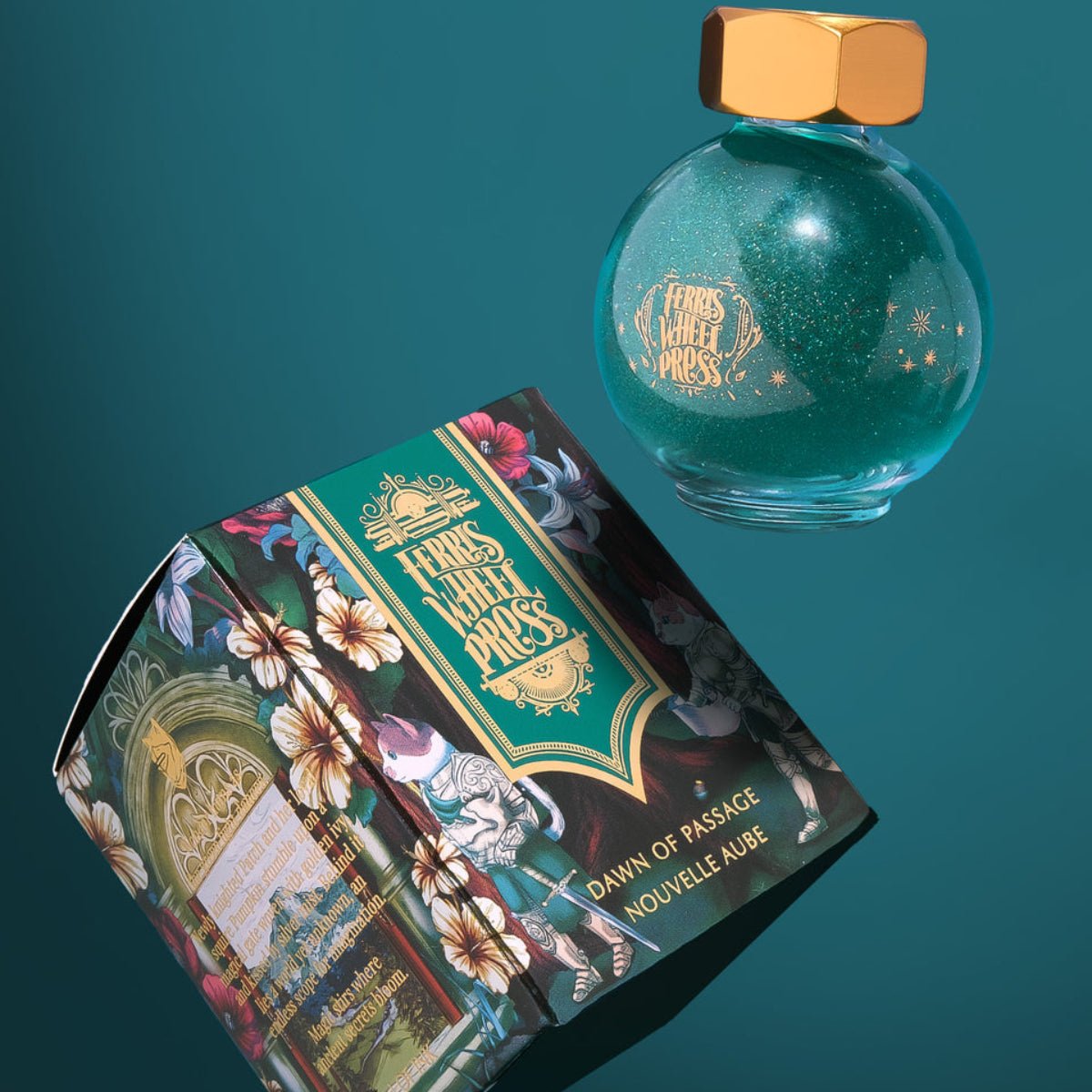 Ferris Wheel Press FerriTales The Book of Knights Ink Bottle - Dawn of Passage - 85ml - Pen Boutique Ltd