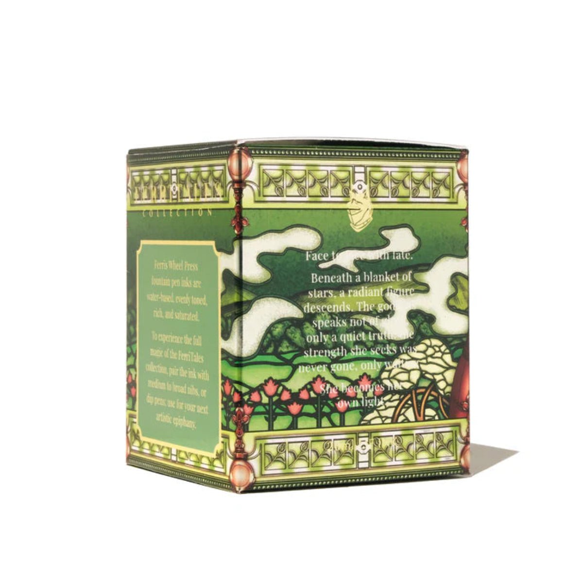 Ferris Wheel Press FerriTales The Book of Knights Ink Bottle - Panes of Peridot - 85ml - Pen Boutique Ltd