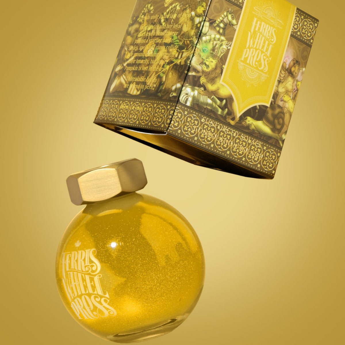 Ferris Wheel Press FerriTales The Book of Knights Ink Bottle - Sunforged Solace - 85ml - Pen Boutique Ltd