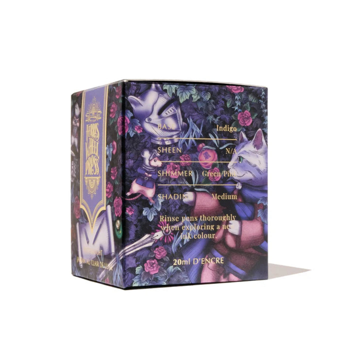 Ferris Wheel Press FerriTales The Book of Knights Ink Bottle - Wisterlight - 20ml-Pen Boutique Ltd