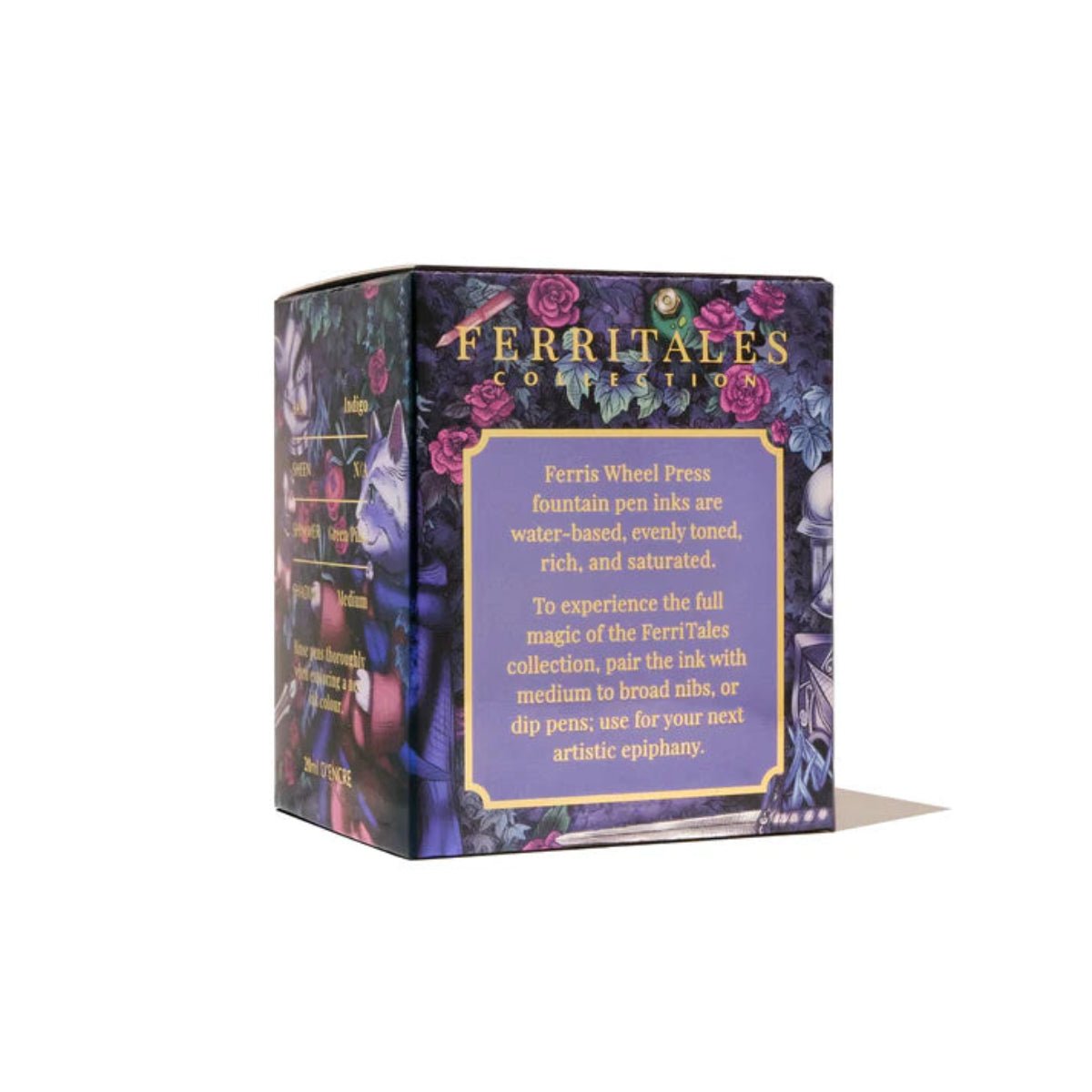 Ferris Wheel Press FerriTales The Book of Knights Ink Bottle - Wisterlight - 85ml - Pen Boutique Ltd