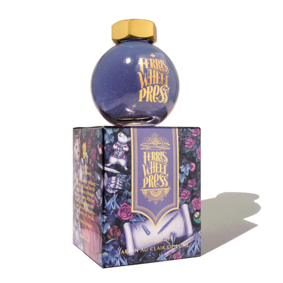 Ferris Wheel Press FerriTales The Book of Knights Ink Bottle - Wisterlight - 85ml-Pen Boutique Ltd