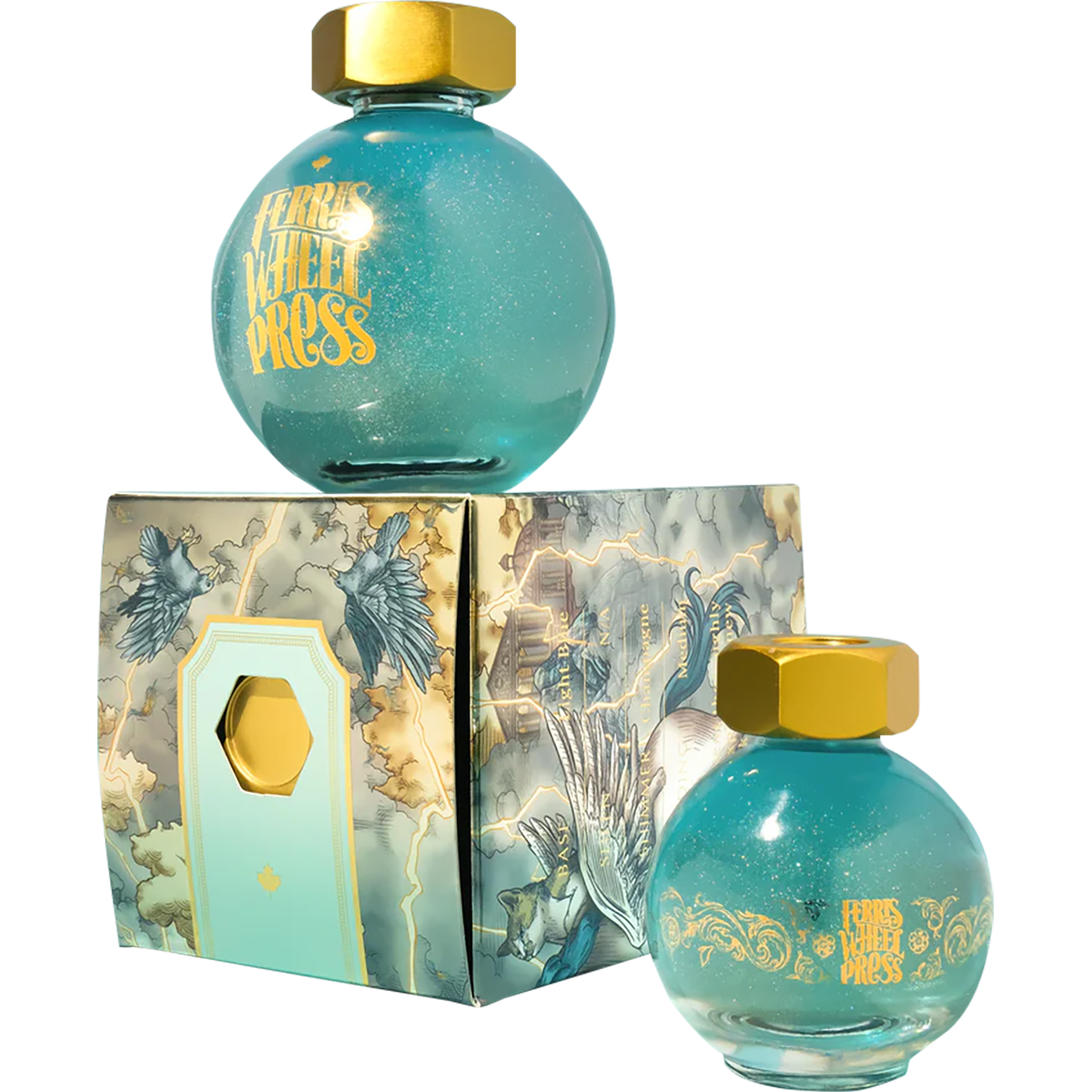 Ferris Wheel Press Ink Bottle - Skies of Uproar - 85ml - Pen Boutique Ltd