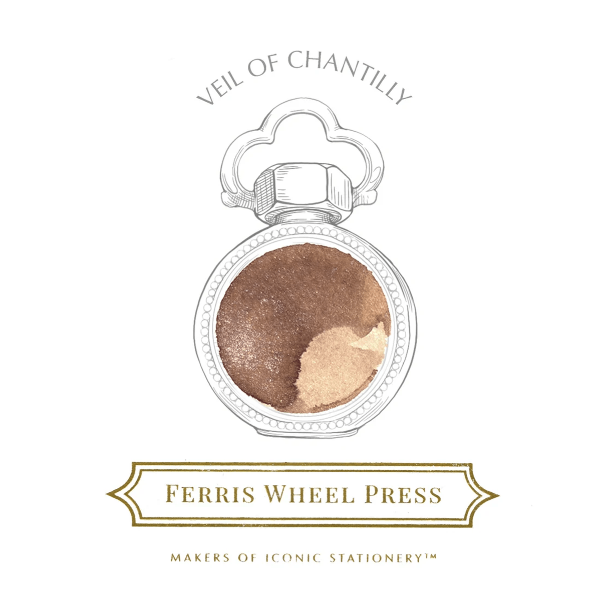 Ferris Wheel Press Ink Bottle - Veil of Chantilly - 10ml - Pen Boutique Ltd