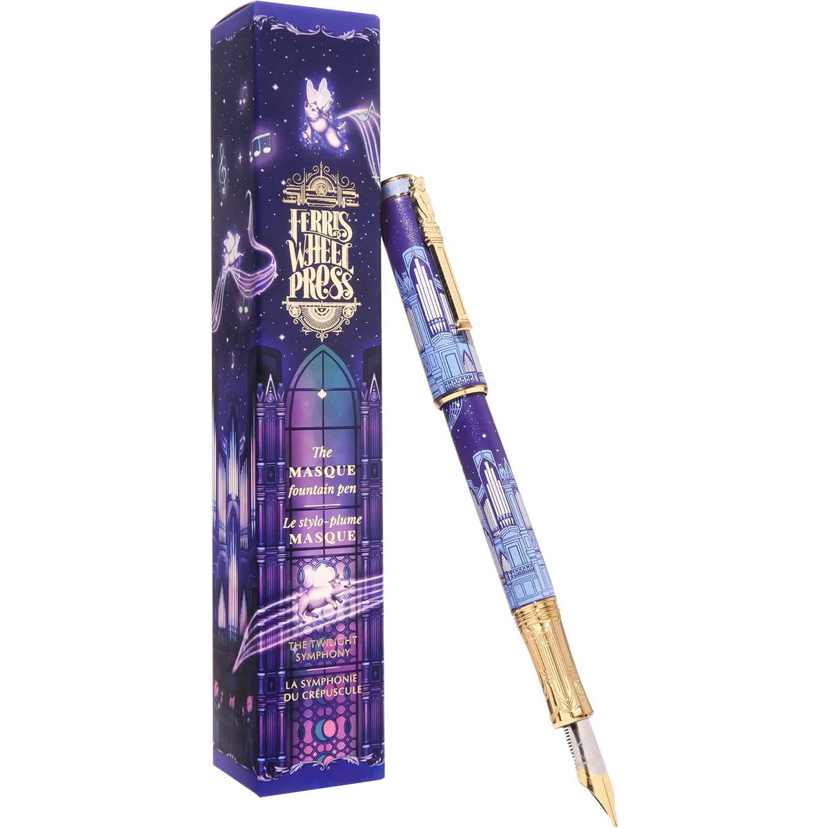 Ferris Wheel Press Masque Fountain Pen - The Twilight Symphony (Limited Edition 2026) - Pen Boutique Ltd