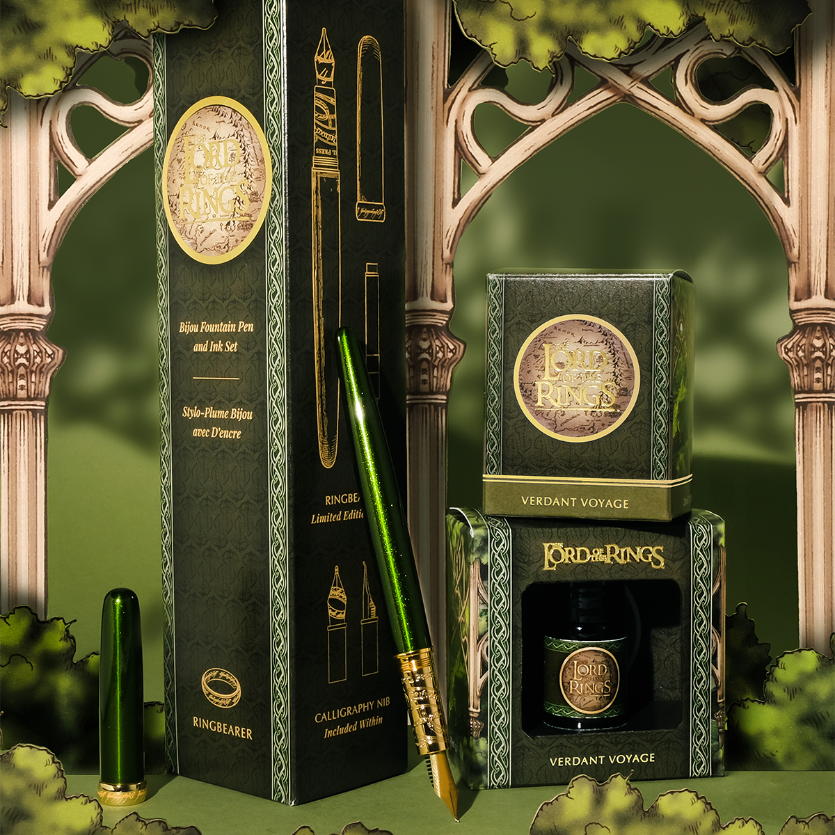 Ferris Wheel Press x Lord of The Ring Bijou Fountain Pen - Ringbearer (Special Edition)-Pen Boutique Ltd