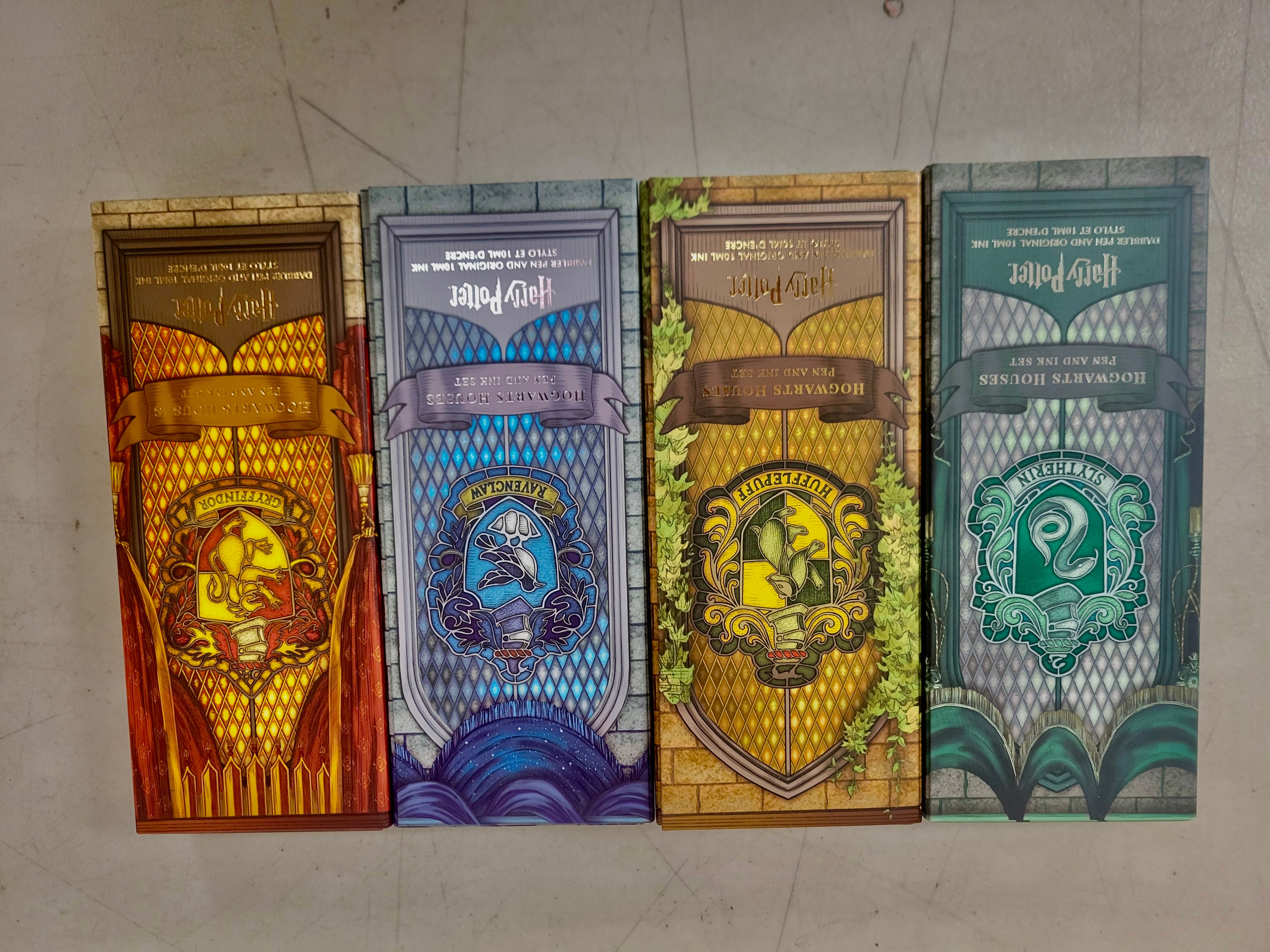 Ferris Wheel Press x WB All 4 Dabbler Pen and Ink Set - HP 4 houses of Hogwarts:-Pen Boutique Ltd