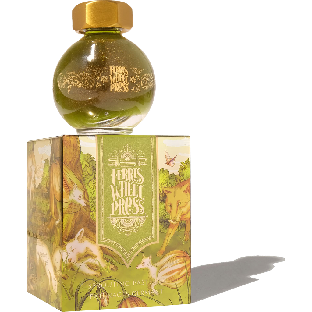 Ferris Wheel Press Sprouting Pastures Ink – 20ml | Bronze Shimmer