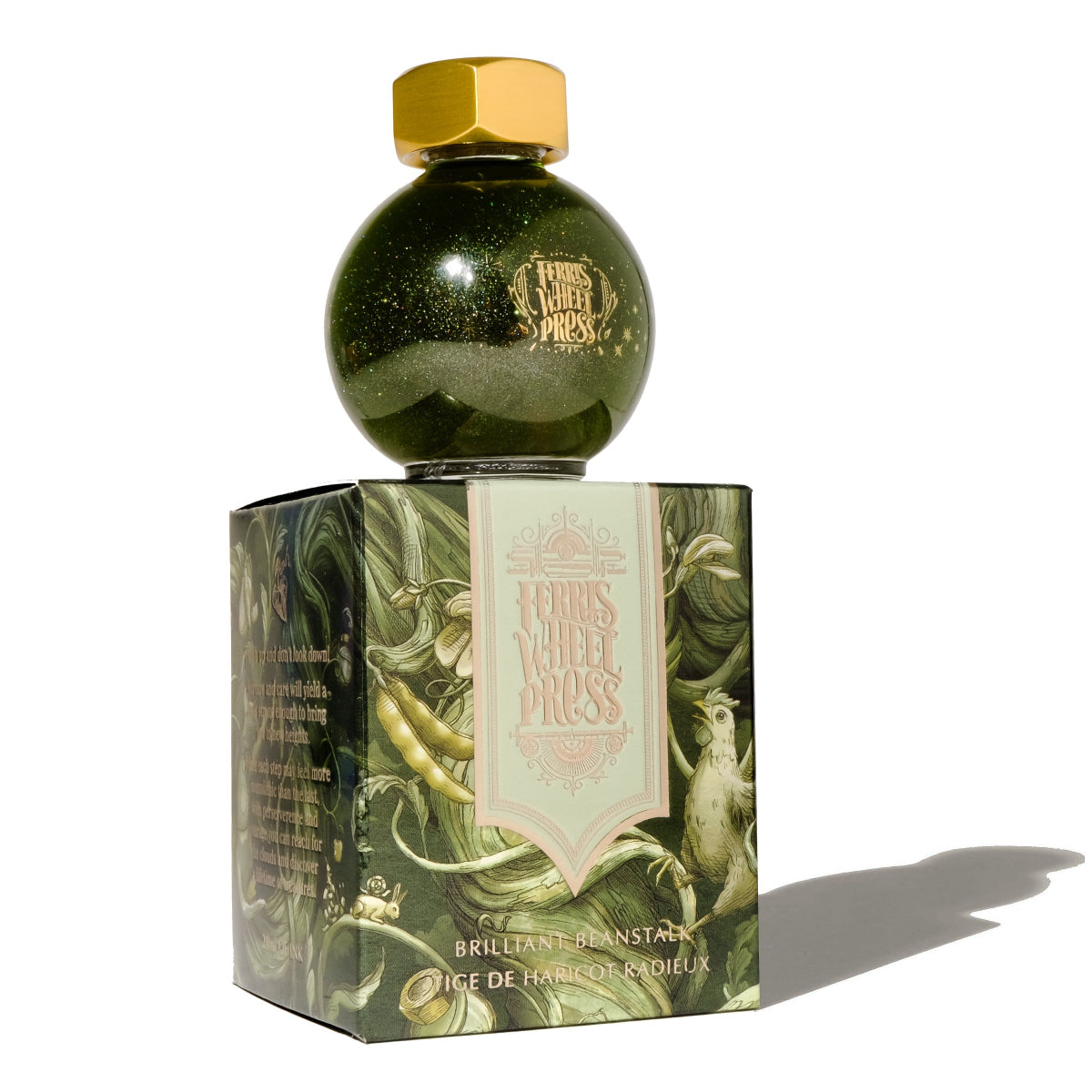 Ferris Wheel Press FerriTales Ink Bottle - Brilliant Beanstalk - 20ml-Pen Boutique Ltd