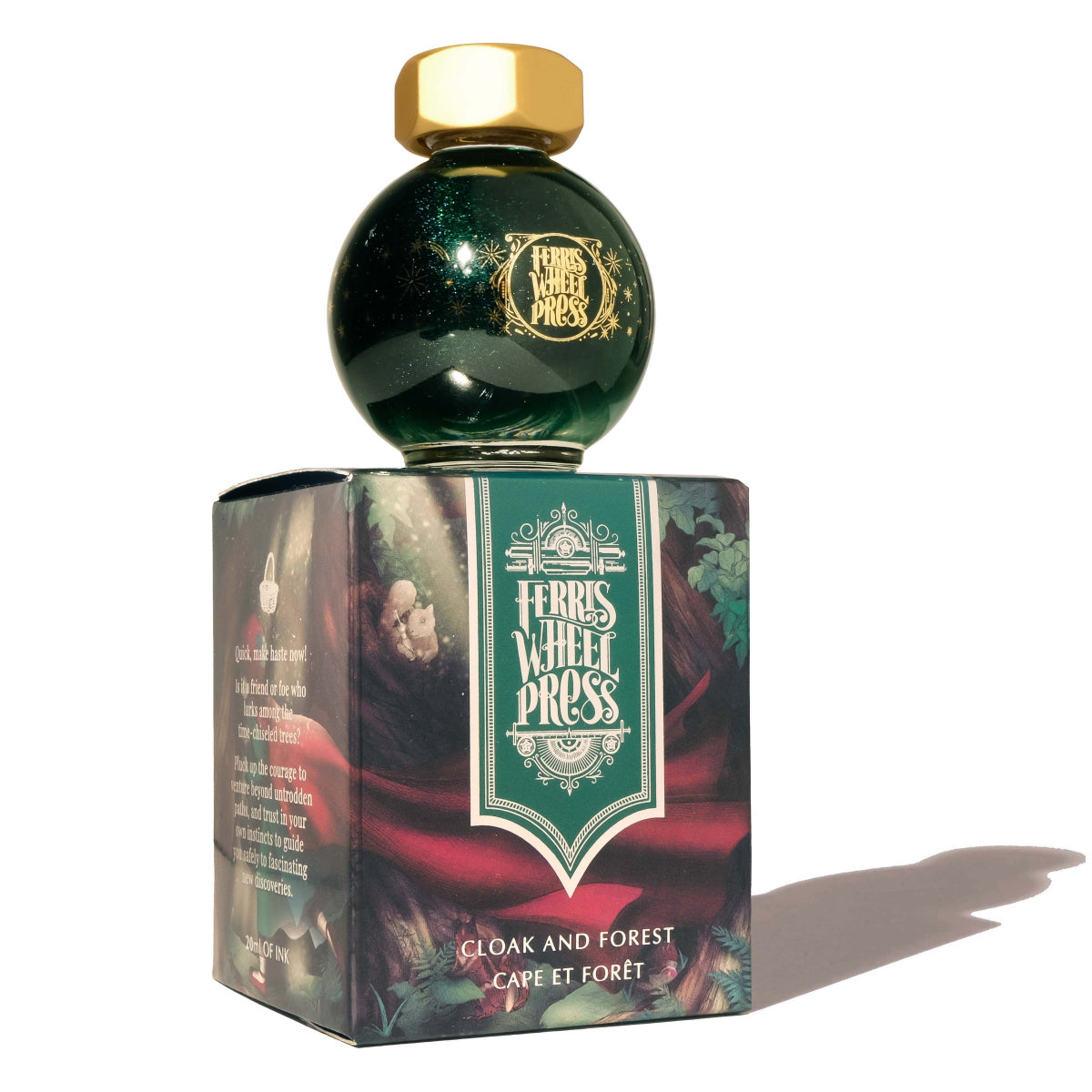 Ferris Wheel Press FerriTales Ink Bottle - Cloak and Forest - 20ml-Pen Boutique Ltd