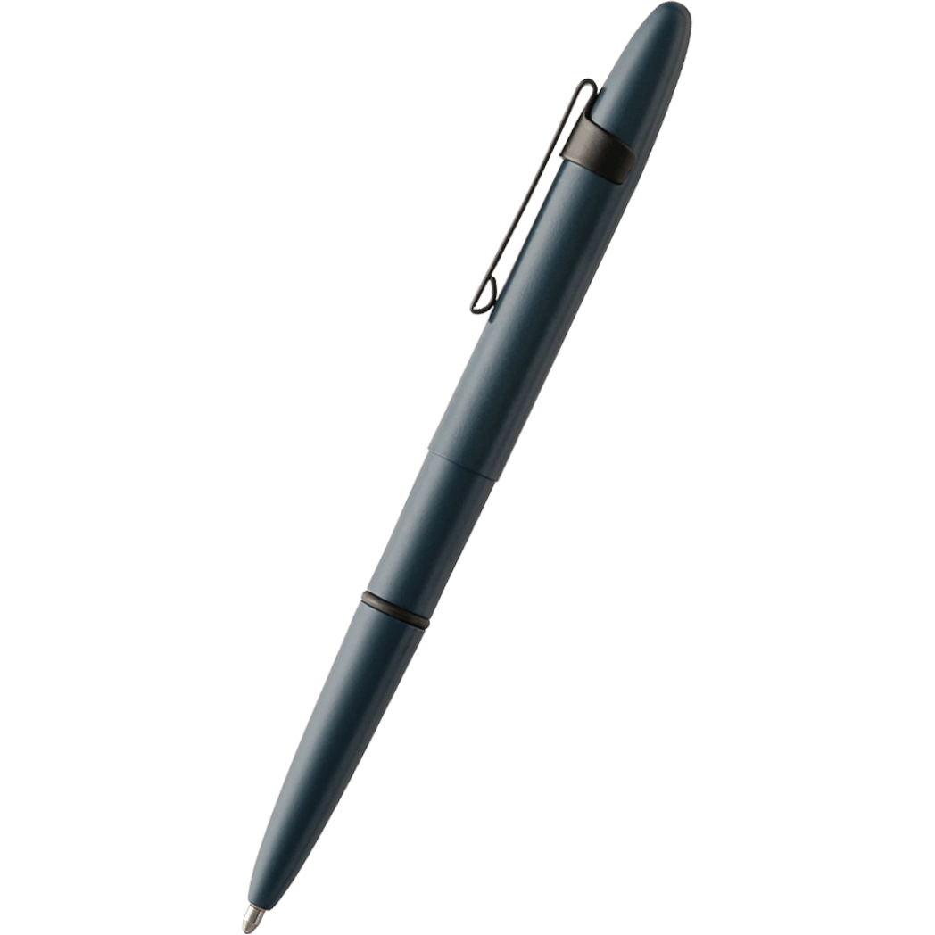 Fisher Space Ballpoint Pen - Bullet Cerakote - Elite Navy (with Black Clip)-Pen Boutique Ltd