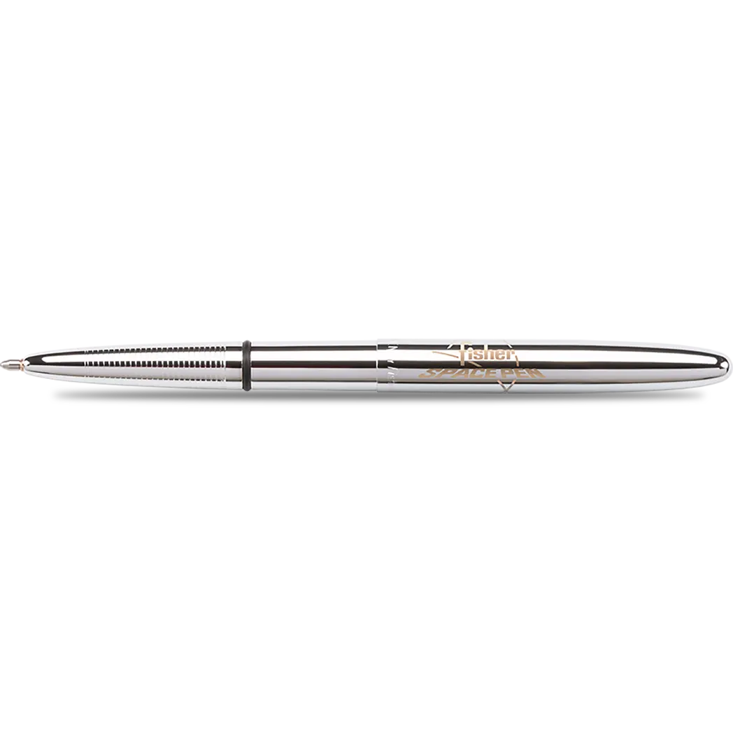 Fisher Space Pen Chrome Bullet with Logo Ballpoint Pen-Pen Boutique Ltd