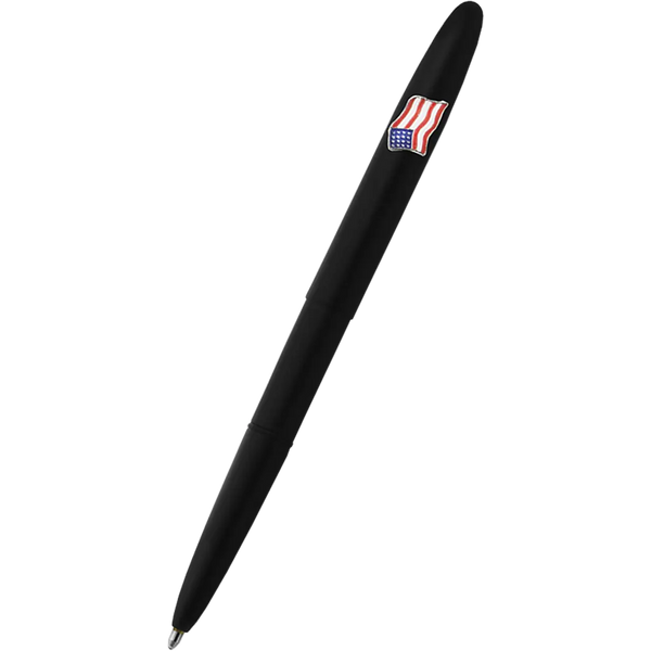 Fisher Space Pen Matte Black Bullet with American Flag Ballpoint Pen-Pen Boutique Ltd