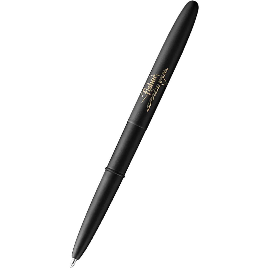 Fisher Space Pen Matte Black Bullet with Logo Ballpoint Pen-Pen Boutique Ltd