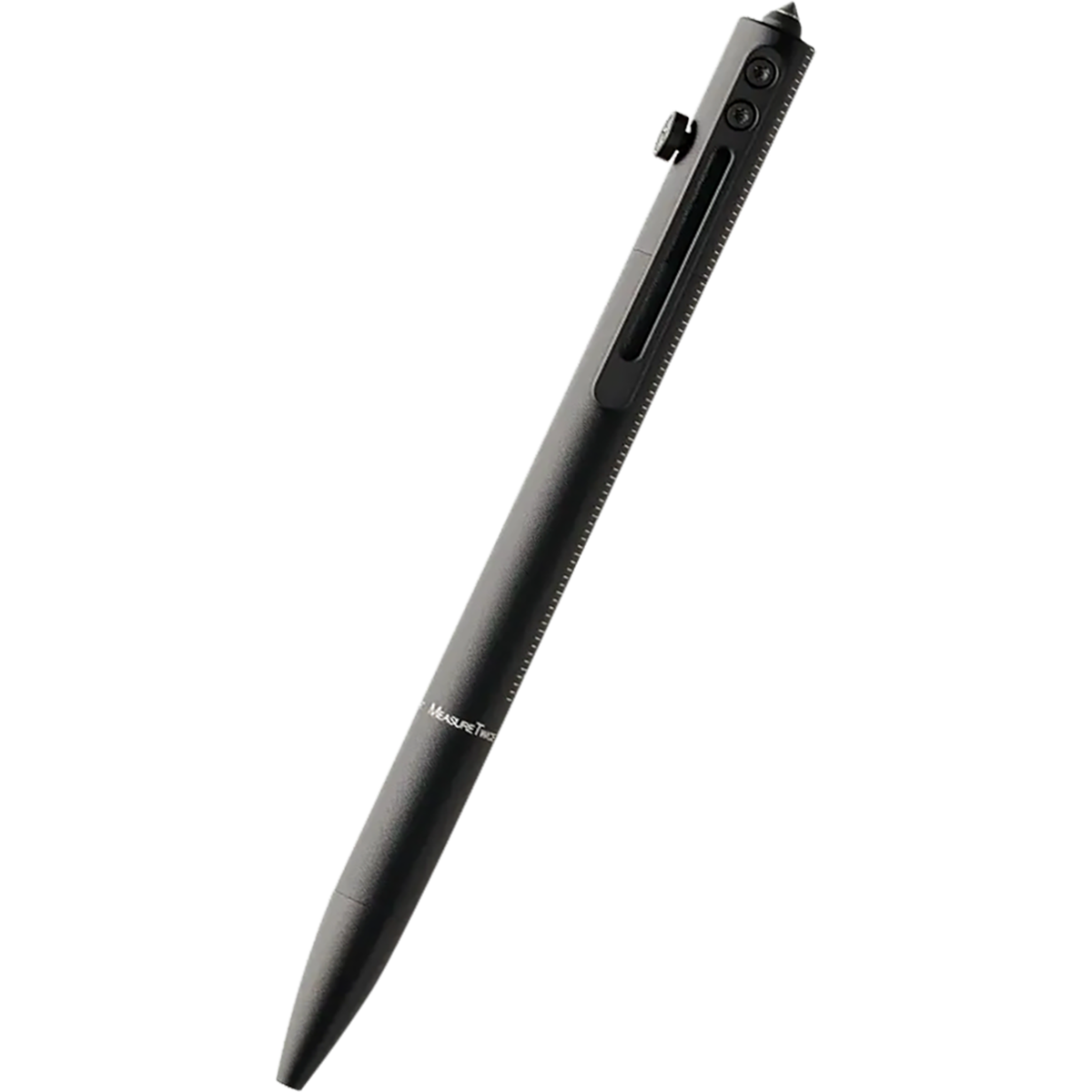Fisher Space Pen Measure Twice™ Tactical Bolt Action Ballpoint Pen - Matte Black-Pen Boutique Ltd
