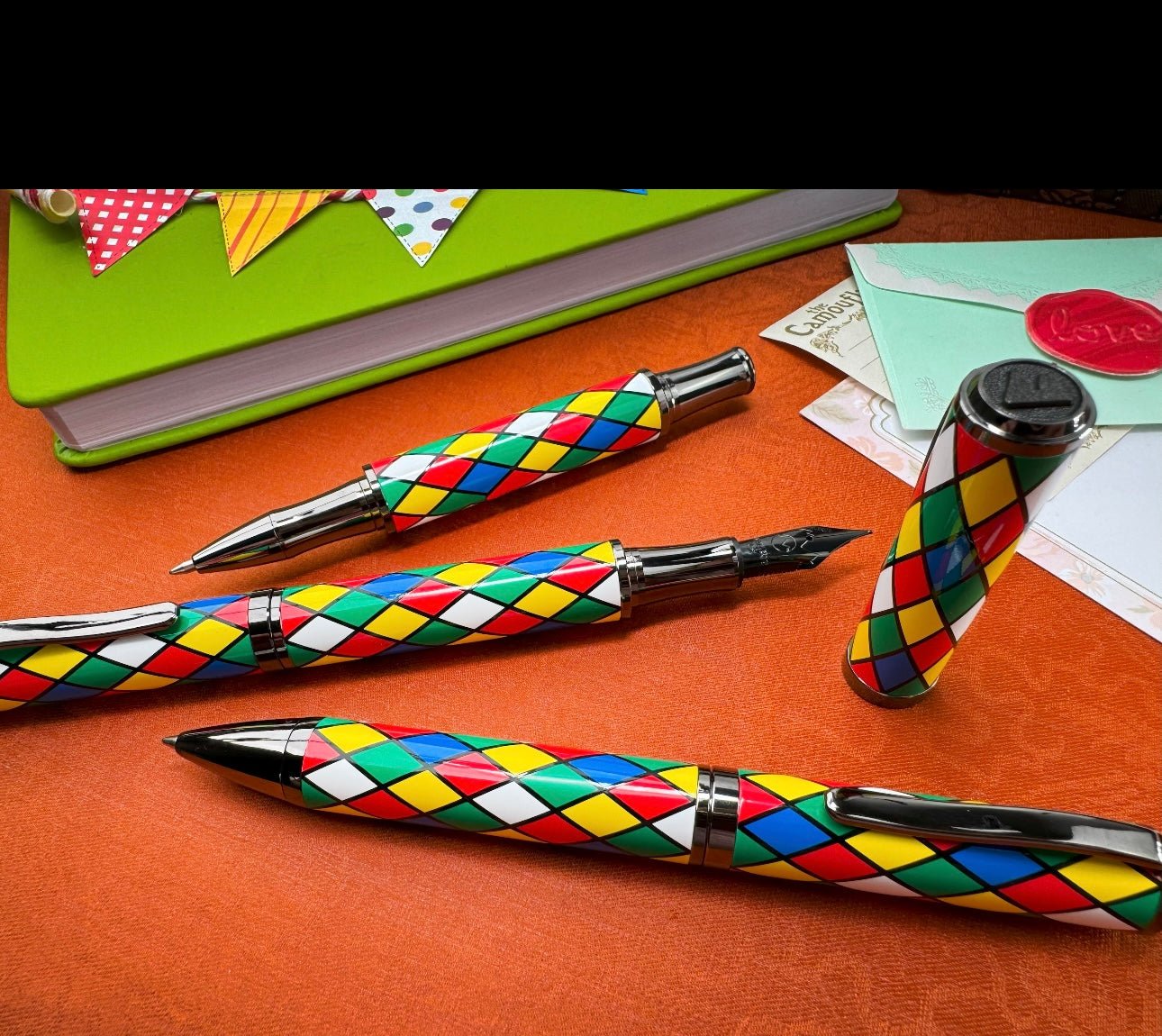 Monteverde Regatta Fountain Pen - Harlequin 2.0 - Pen Boutique Ltd