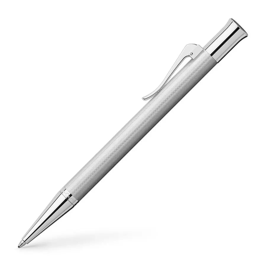 Graf Von Faber-Castell Barley Rhodium Guilloche Ballpoint Pen Graf Von Faber-Castell