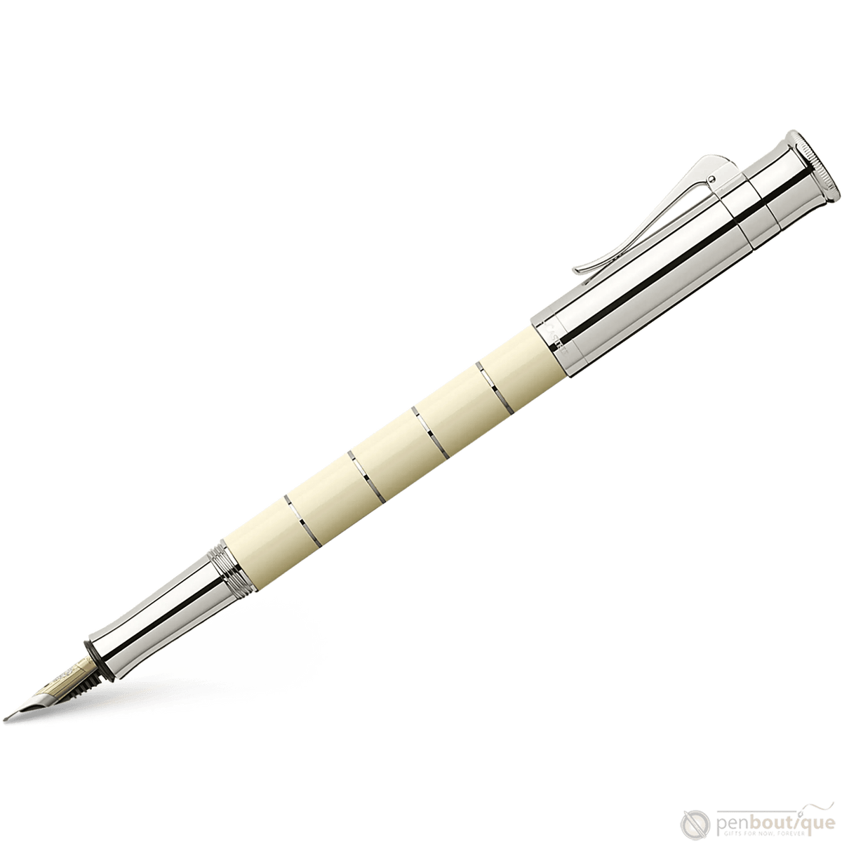 Graf Von Faber-Castell Classic Anello Ivory Fountain Pen - Pen Boutique Ltd