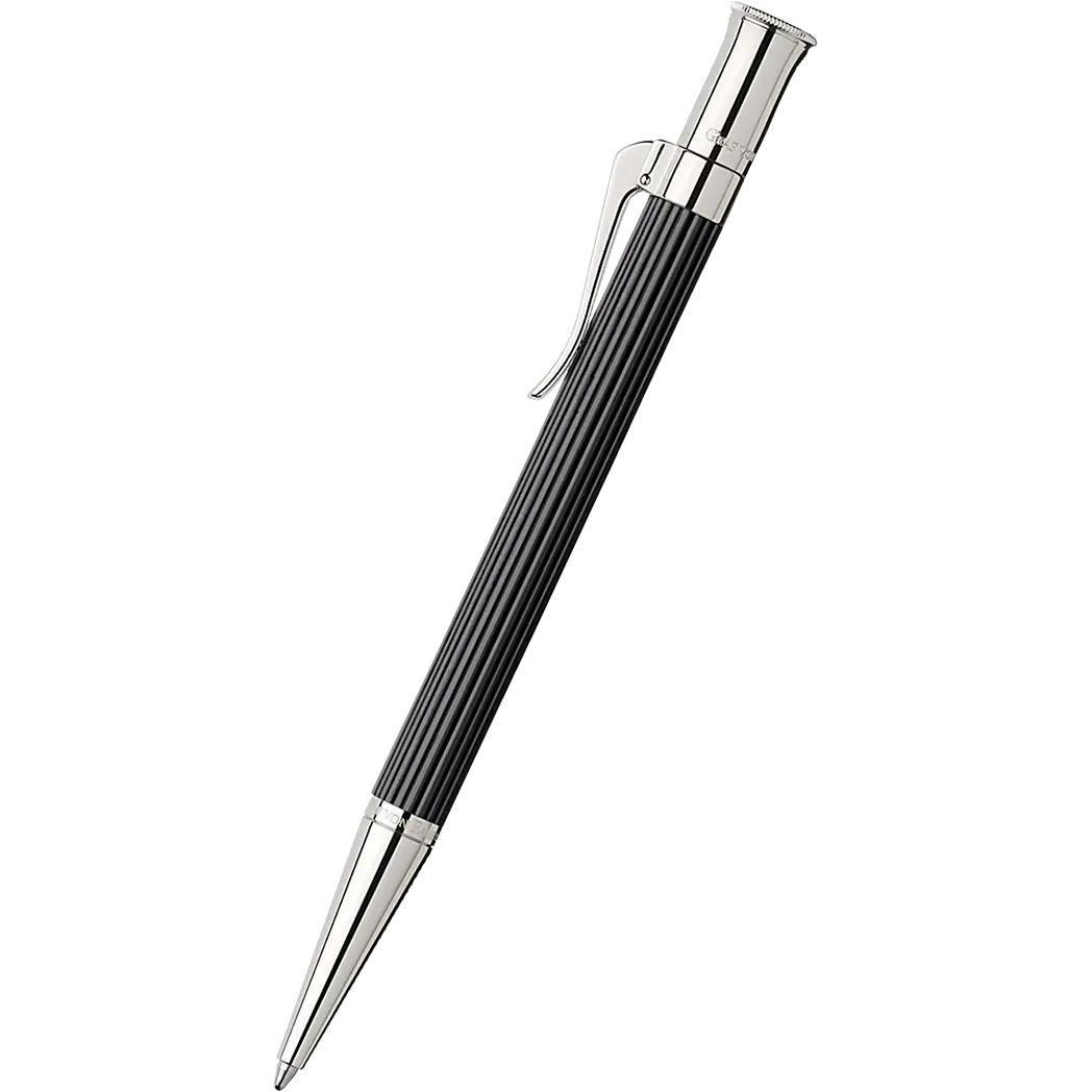 Graf Von Faber-Castell Classic Ebony Ballpoint with Platinum Trim-Pen Boutique Ltd