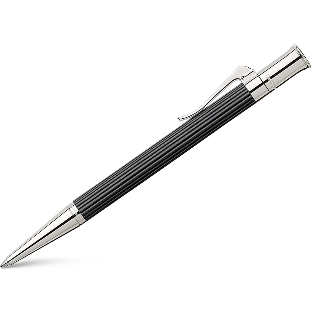 Graf Von Faber-Castell Classic Ebony Ballpoint with Platinum Trim-Pen Boutique Ltd