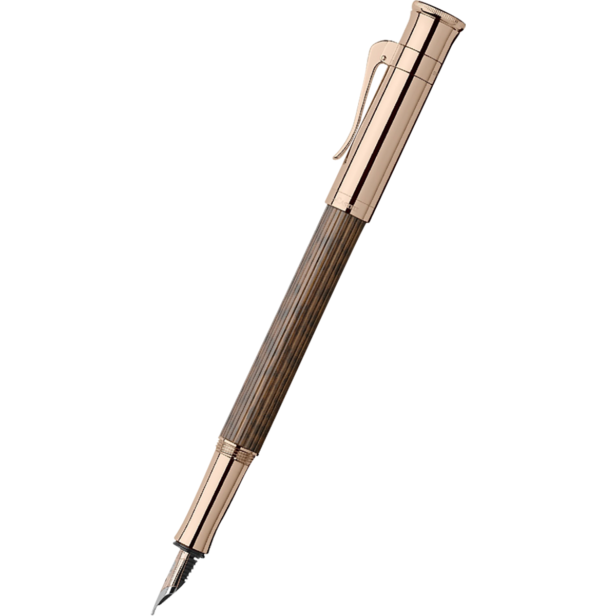 Graf Von Faber-Castell Classic Fountain Pen - Snakewood - Rose Gold Trim (Special Edition)-Pen Boutique Ltd