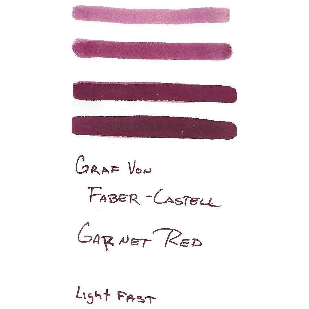 Graf Von Faber-Castell Design Garnet Red 75ml Ink Bottle - Pen Boutique Ltd