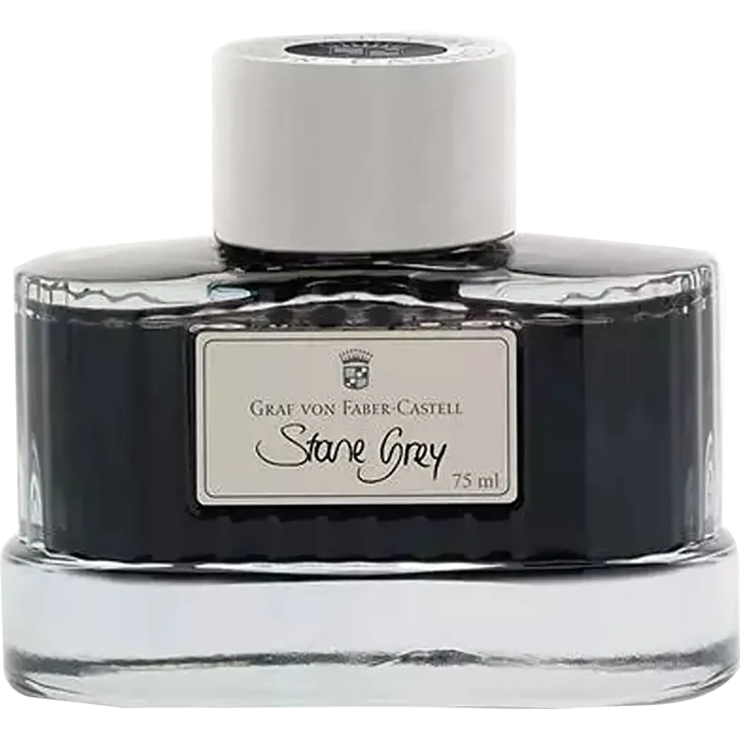 Graf Von Faber-Castell Design Stone Grey 75ml Ink Bottle-Pen Boutique Ltd