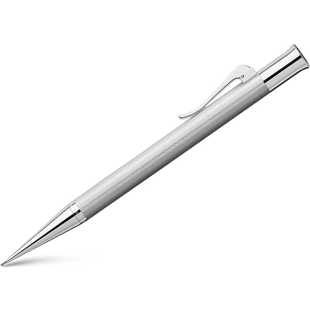Graf Von Faber-Castell Guilloche Barley Rhodium Mechanical Pencil-Pen Boutique Ltd