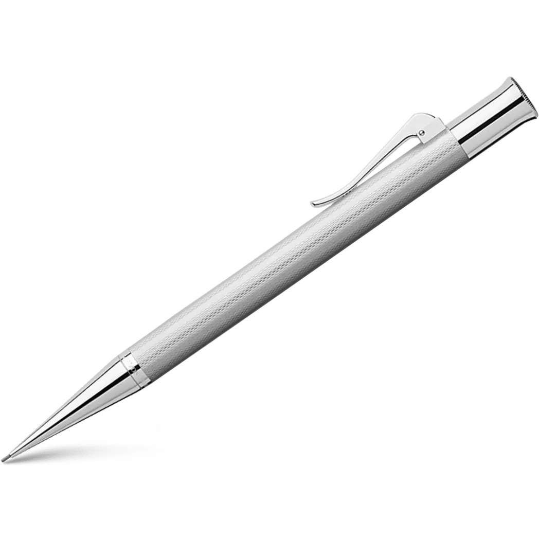 Graf Von Faber-Castell Guilloche Barley Rhodium Mechanical Pencil - Pen Boutique Ltd