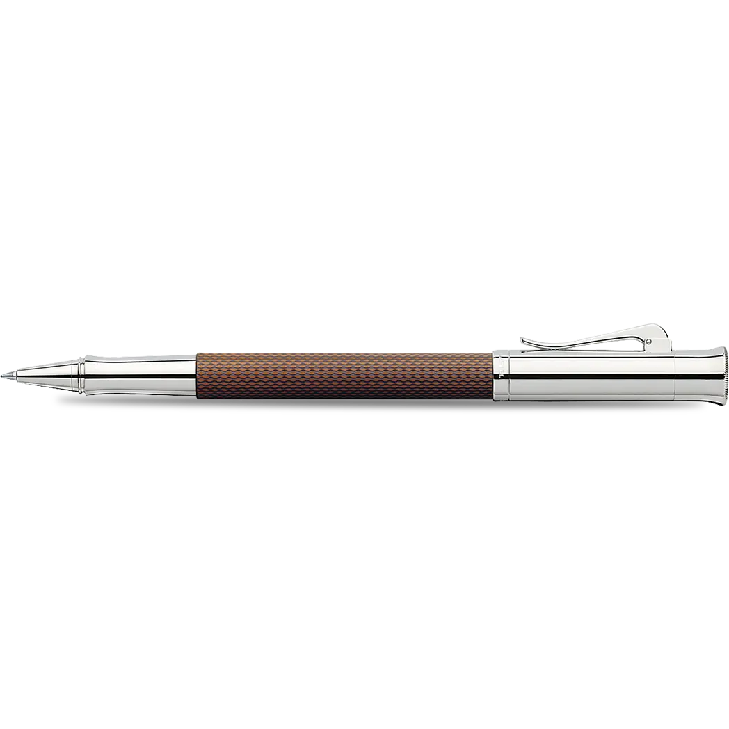 Graf Von Faber-Castell Guilloche Cognac Rollerball Pen-Pen Boutique Ltd