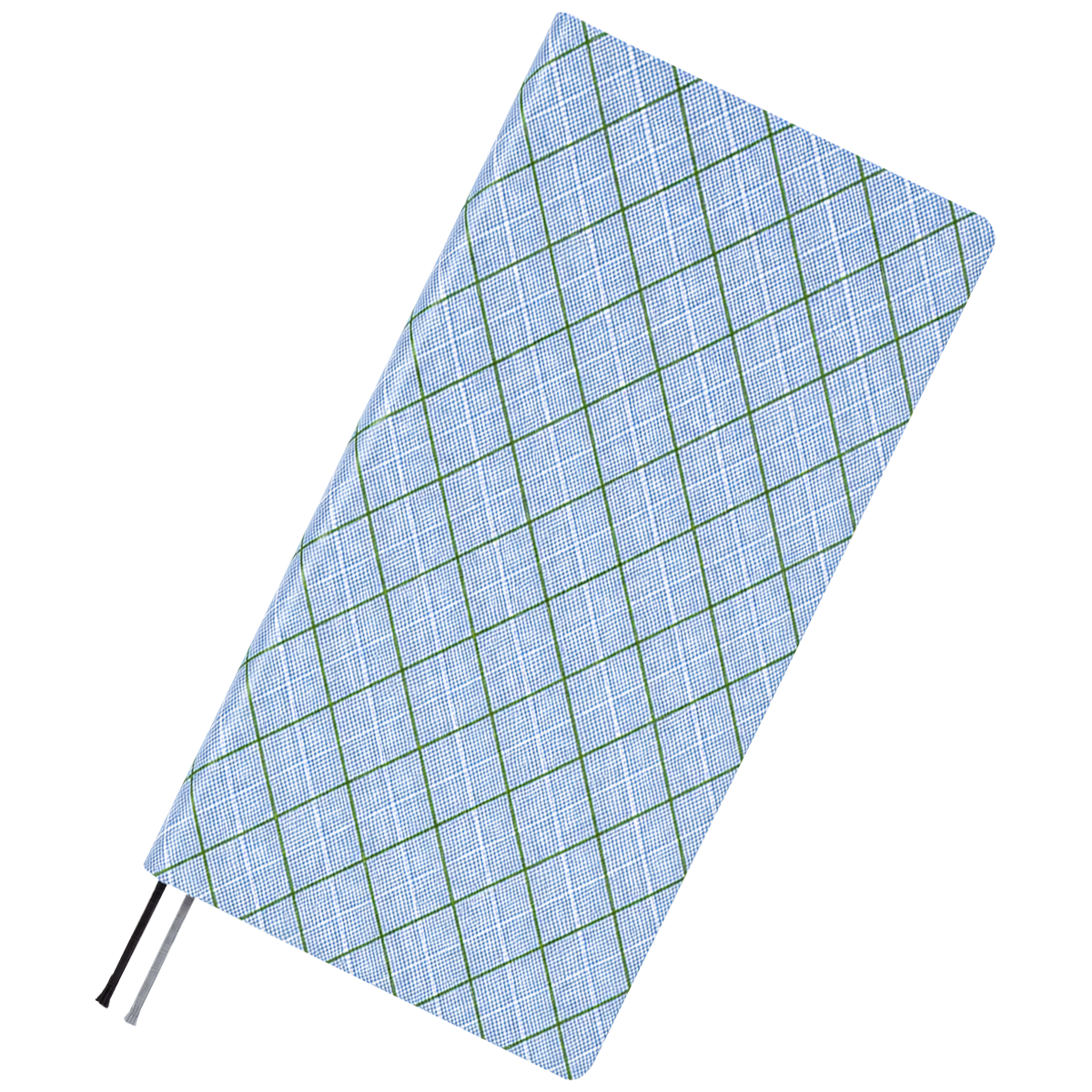 Hobonichi 2027 Light Hard Cover English Book - Shirt Fabric: Graph Plaid - Tall & Slim (Weeks - January Start)-Pen Boutique Ltd