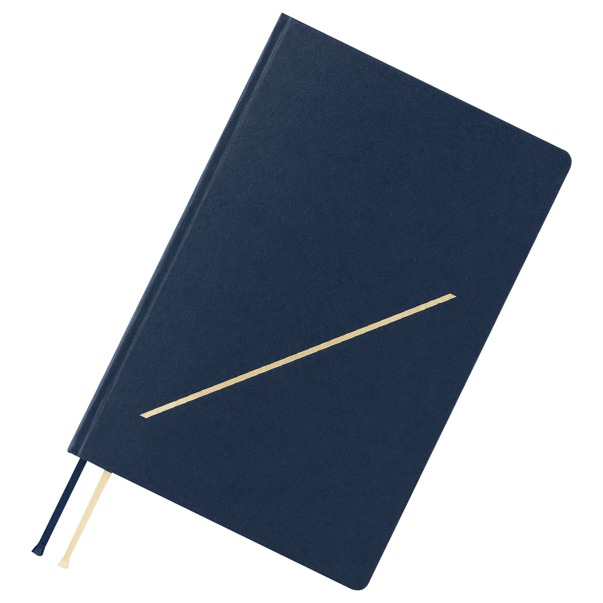 Hobonichi 2027 Light Hard Cover English Book - Slash (Navy) & HON Stamped - A5 (January Start) - Pen Boutique Ltd