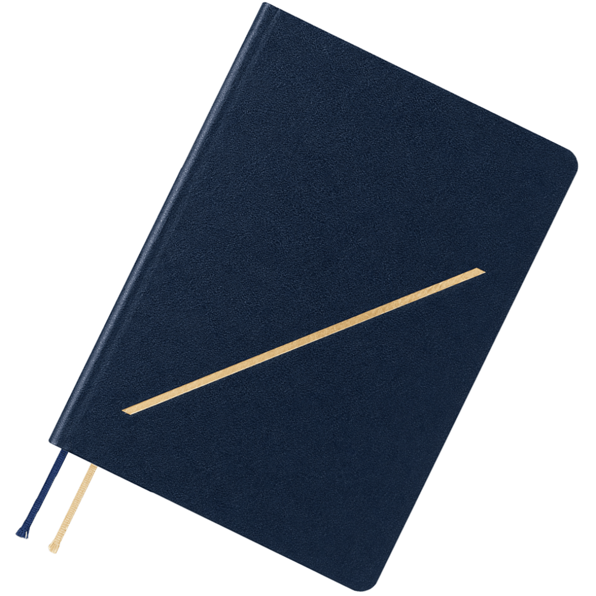Hobonichi 2027 Light Hard Cover English Book - Slash (Navy) & HON Stamped - A6 (January Start) - Pen Boutique Ltd